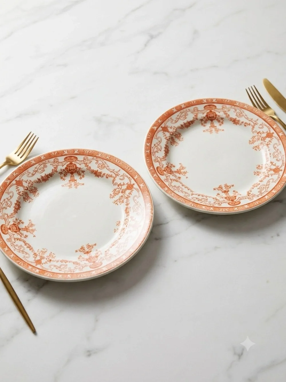 Set Of 2 Venice by REGENT (ENGLAND) Antique Salad Plates